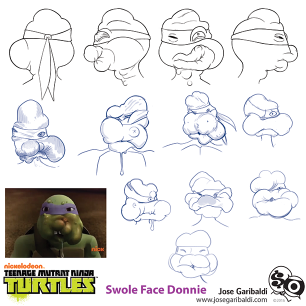 TMNT Swole Face Donnie